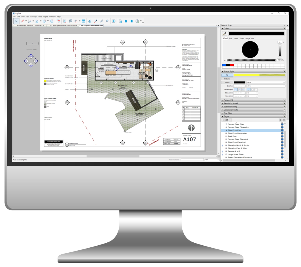SketchUp Layout 2D Drawing Templates SketchUp Layout 2D Drawing Templates