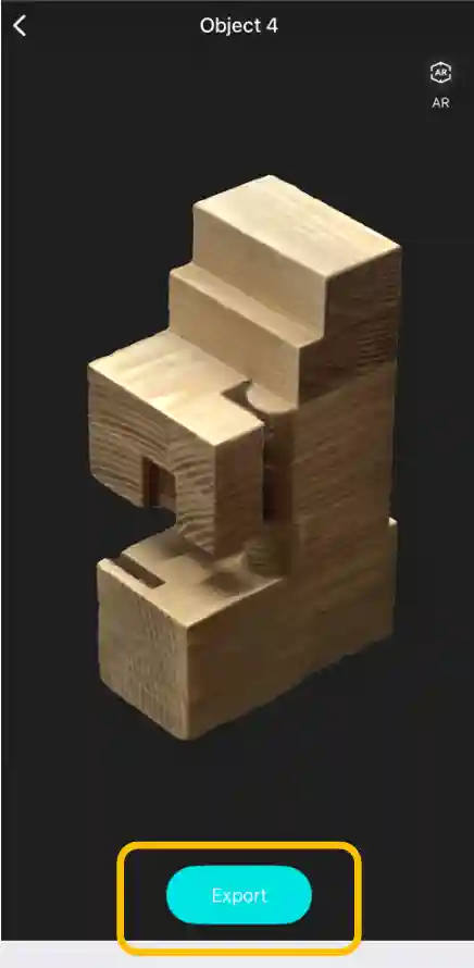 3D version of a scanned real life object