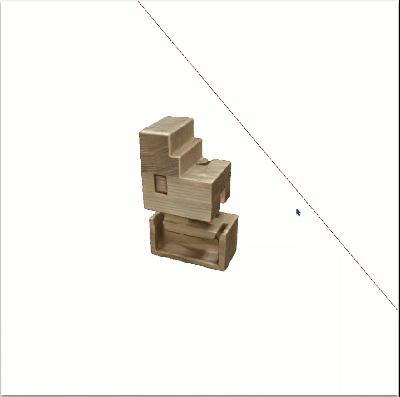 Video example of 3D scanned object post-import