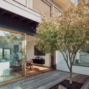 modern outdoor area