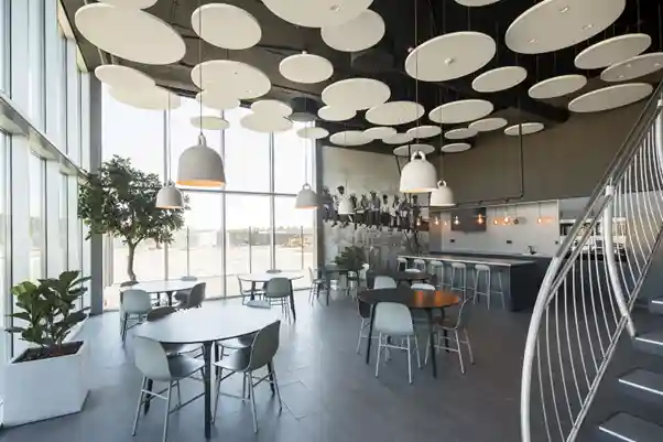 lunch room after development 
