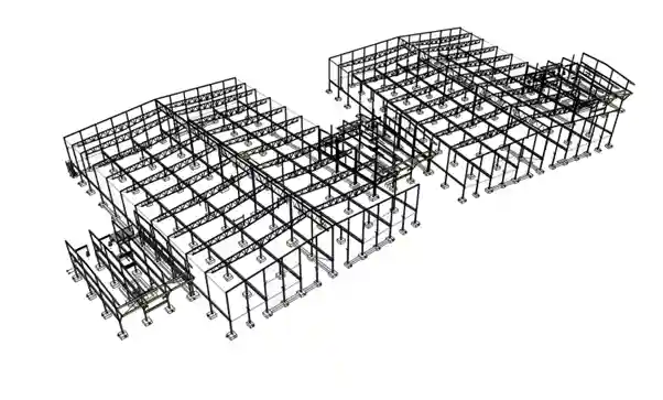 warehouse steel frame