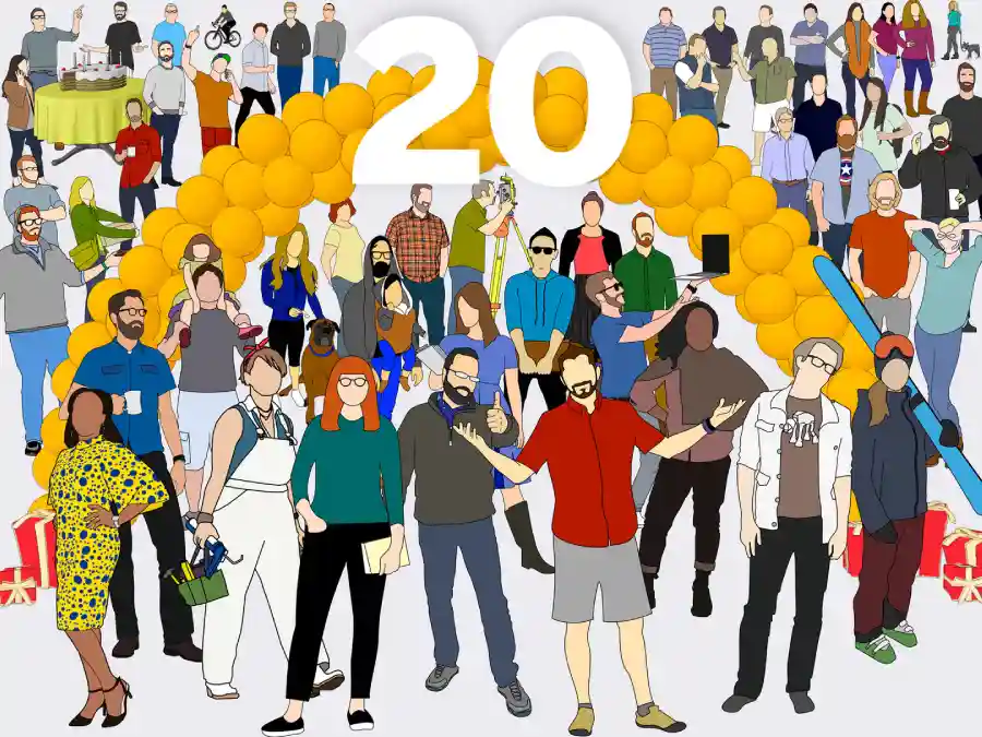 20 years of sketchup celebration design