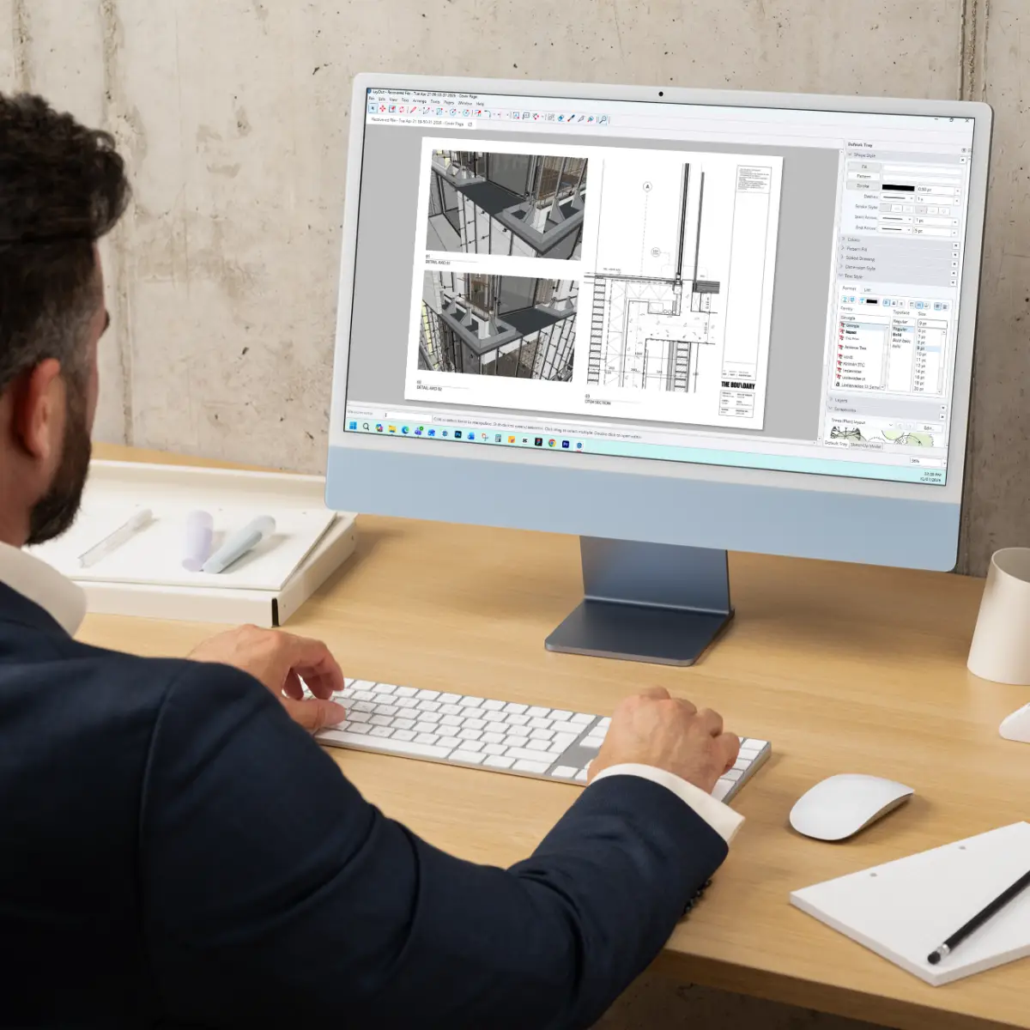 SketchUp Layout on Desktop