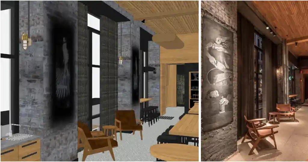 visualisation vs finished reserve bar
