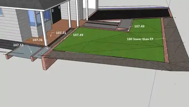 dimensions of house in sketchup